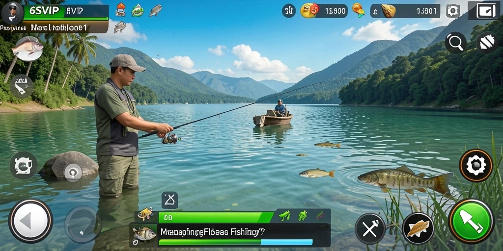 Tangkapan ikan yang luar biasa dalam gameplay 6SVIP.