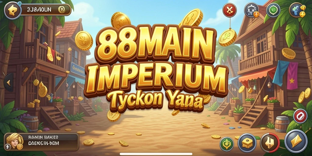 Tampilan utama gameplay dari 88MAIN yang menggambarkan pengelolaan bisnis Tycoon.