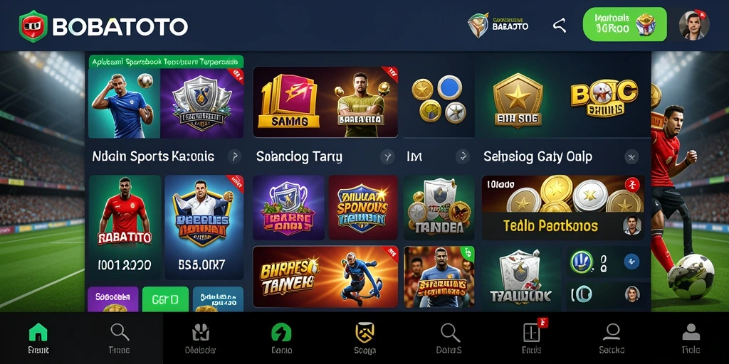Tampilan menarik dari gameplay BOBATOTO Sportsbook yang interaktif.