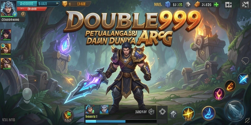 Tangkapan layar utama menunjukkan gameplay seru dalam <strong>DOUBLE999</strong>.