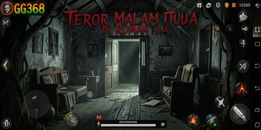 Menggambarkan suasana menyeramkan di dalam gameplay GG368.