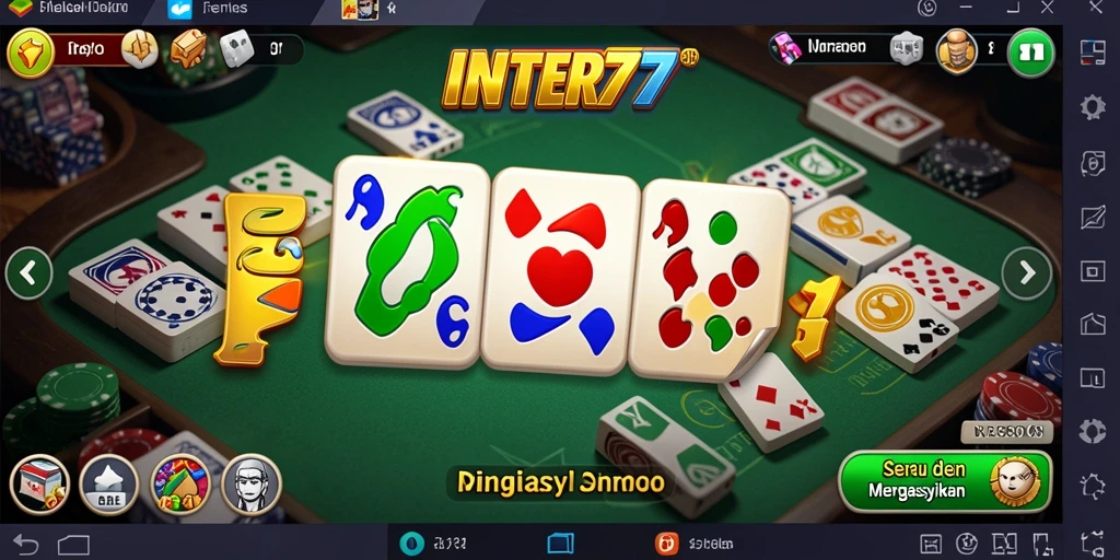 Tampilan gameplay seru dan menarik dalam INTER77.