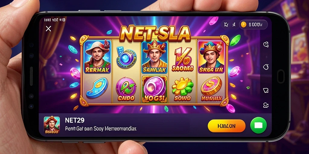 Tampilan gameplay NET29 yang seru dengan mesin slot yang menarik.