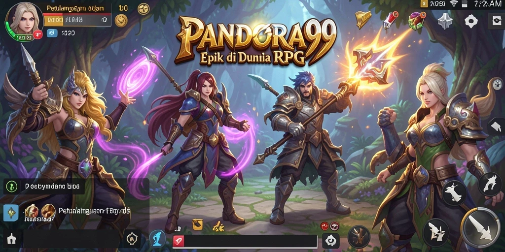 Tampilan gameplay PANDORA99 yang menegangkan dan penuh aksi.
