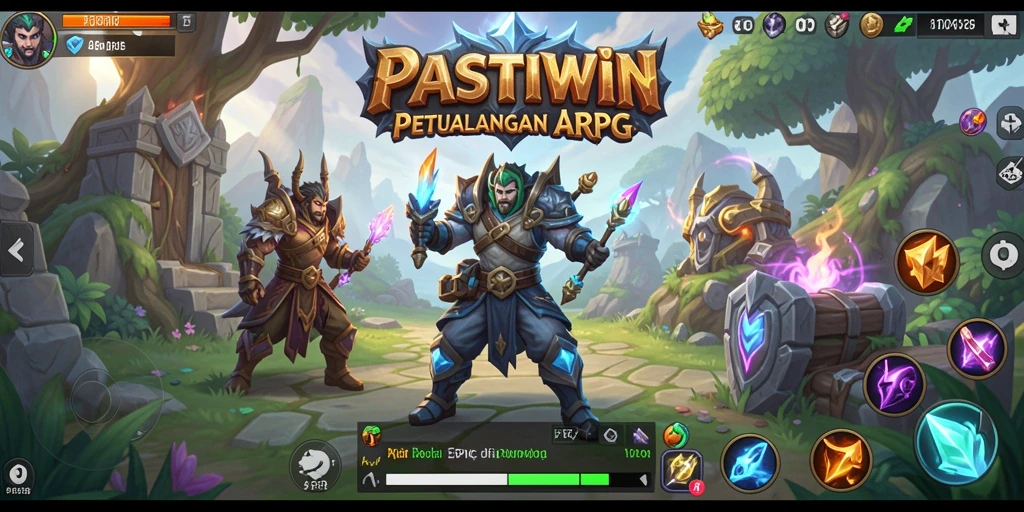 Screenshot PASTIWIN menunjukkan aksi seru dari gameplay ARPG.