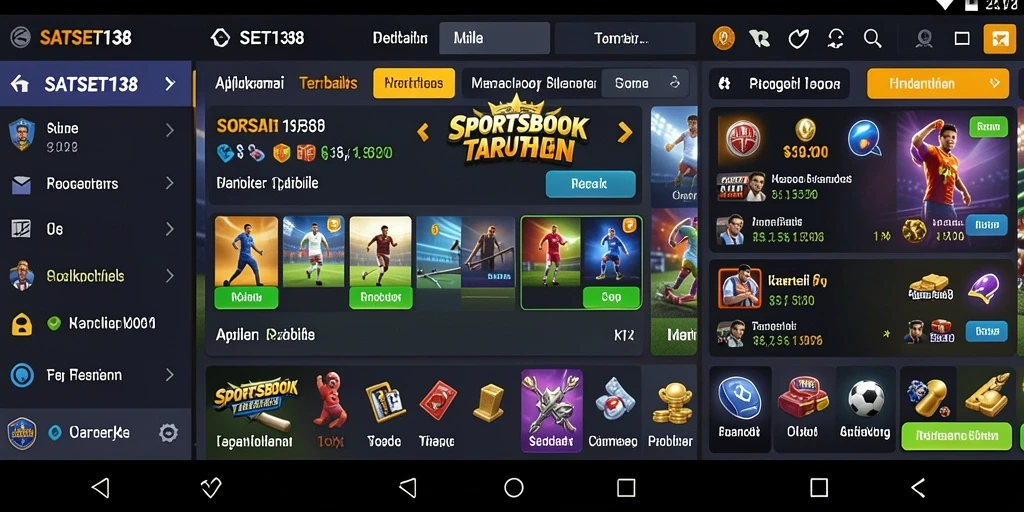 Screenshot utama SATSET138 menampilkan antarmuka taruhan yang menarik.