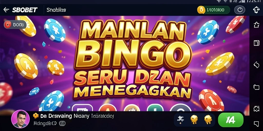 Screenshot utama SBOBET menunjukkan gameplay Bingo yang menarik dan interaktif.