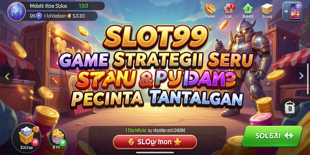 Screenshot utama menampilkan aksi gameplay SLOT99 yang penuh strategi.