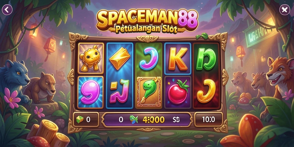 Screenshot gameplay SPACEMAN88 menunjukkan aksi Slot yang mendebarkan.