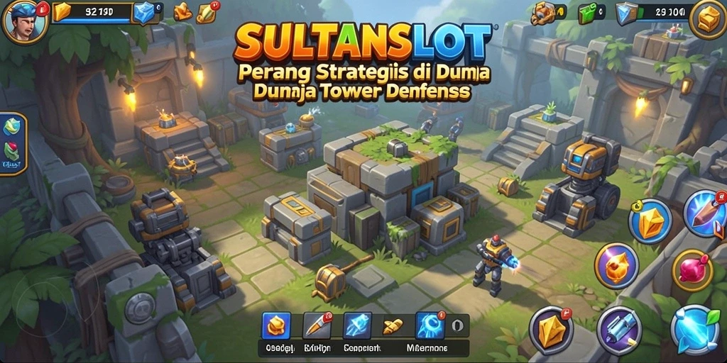 Gameplay <strong>SULTANSLOT</strong>: Pertahanan strategis yang penuh tantangan.